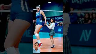 tallest lady volleyball player sports volleyball [upl. by Mariana]