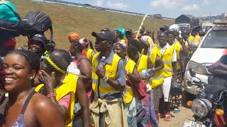 This is how Alur in kampala welcome Nebbi Catholic going to Namugongo with Agwara and ndara [upl. by Nitsirhc32]