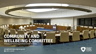 Community and Wellbeing Committee on Monday the 11th of November 2024 at 630pm [upl. by Nnaeiluj424]