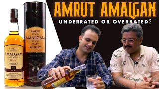 Amrut Amalgam Malt Whisky Review  Best Blended Malt Whisky in India  Game of Alcohols [upl. by Ynalem355]