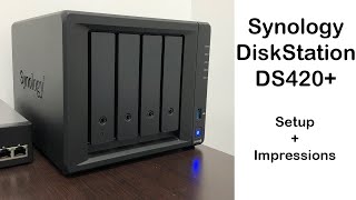 Synology DiskStation DS420  Setup  Impressions [upl. by Mcmullan40]