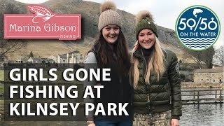 GIRLS GONE FISHING at Kilnsey Park  5050 on the water [upl. by Tri]