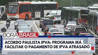 Governo de SP anuncia programa que facilita pagamento de IPVA atrasado [upl. by Litch]