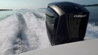 Evinrude G2 150 HO Top Speed Run [upl. by Canotas96]