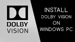 How to install Dolby Vision on your PC High Definition Display Mod💻 [upl. by Ahtela]