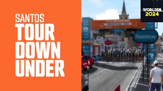 Santos Tour Down Under 2024  Pro Cycling Manager 2023 [upl. by Eedebez845]