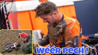 Jeffrey Herlings crash  Jeffrey Herlings moet GP van Nederland missen na val en sleutelbeenbreuk [upl. by Xyla]