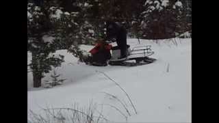 Yeti 156reverse test prototype snowmobile [upl. by Atnod239]