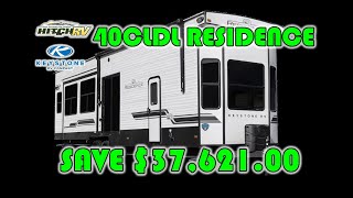 2025 RESIDENCE 40CLDL by KEYSTONE RV new DESTINATION TRAILER HITCH RV in Boyertown PA 4843007092 [upl. by Gnem]