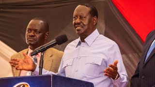 LIVE Raila Odinga finally exposing President Rutos mega oil corruption scandal [upl. by Elocin]