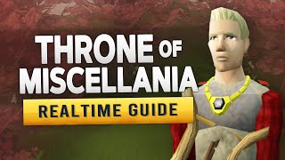 RS3 Throne of Miscellania – Realtime Quest Guide [upl. by Anaj]