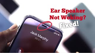 Ear speaker on iPhone not working – Earpiece Fixed Here [upl. by Delaney]