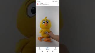 Peluche Pollito Amarillito Musical  La Gallina Pintadita Canta y Som [upl. by Waechter26]