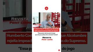 Humberto Costa diz que Alcolumbre garantiu ao PT que não vai pautar impeachment de ministros [upl. by Soloma684]