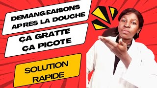 Démangeaisons après la douche solution rapide comment traiter la dartre filaires boutons teigne… [upl. by Lody]