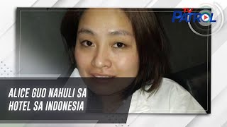 Alice Guo nahuli sa hotel sa Indonesia  TV Patrol [upl. by Graubert]