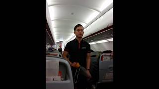 Jetstar flight attendant manila osaka flight [upl. by Bahr]