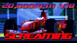 FERRARI F2004 ASMR 20000 RPM V10  Asseto Corsa [upl. by Akihc]