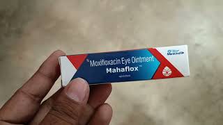 mahaflox ointment used in Hindi ll how to apply an eye ointments ll mahaflox ointment how to apply [upl. by Heim978]