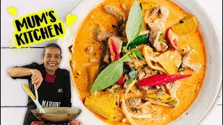 Thai Beef amp Pumpkin Red Curry  Marions Kitchen [upl. by Ardelle]