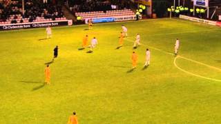 Jamie Murphy Scores His First Goal Of The Game From Long Range Motherwell 41 Aberdeen 26122012 [upl. by Lawrence]