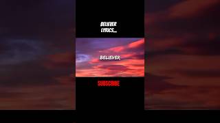 Believer lyrics song shorts music imaginedragons song minecraft mcfunk songlyrics rap [upl. by Himelman]