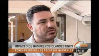 Ministerio de Ambiente trabajará para terminar con basureros clandestinos [upl. by Aivitnahs]