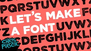 Wait it’s this easy to make a font [upl. by Kuehnel]