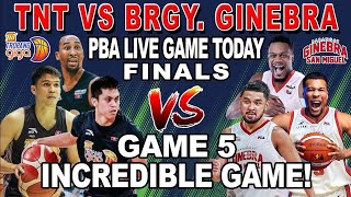 BRGY GINEBRA vs TNT Game 5 Finals  PBA Live Full Game Today  Dasmariñas Arena  2K24 [upl. by Quintessa]