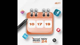 Social Media Calendar [upl. by Llertnom444]