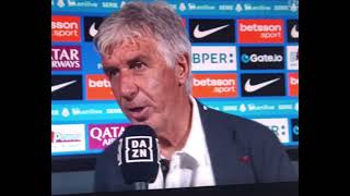 INTERVISTA GASPERINI POST PARTITA ATALANTA COMO 2 [upl. by Basir]