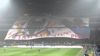 Coreografia curva nord Inter derby InterMilan 14112010 [upl. by Lira]