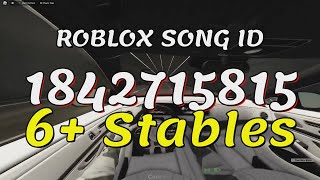 6 Stables Roblox Song IDsCodes [upl. by Margherita]