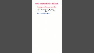 Beta and gamma function  Example of Gamma function mathematics maths engineering bsc [upl. by Nevet]