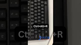 Windows Shortcut Key Ctrl  Alt  R Explained shorts refresh computer viralshort [upl. by Eittap]