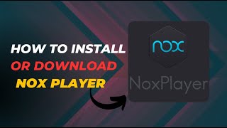 How to download Noxplayer in pc or laptop [upl. by Jandy319]