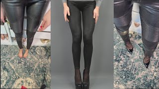 MustHave Investment Piece Calzedonia  Leather Style Leggings [upl. by Onaireves167]