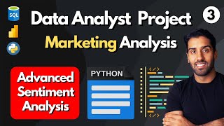 Data Analyst Project  Advanced Sentiment Analysis with Python  Power BI SQL amp Python [upl. by Alessandra]