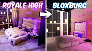 BUILDING The ROYALE HIGH Apartments IN BLOXBURG  roblox [upl. by Vania277]