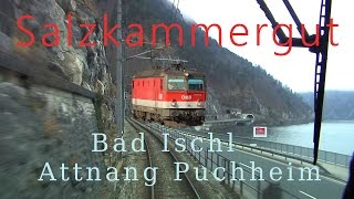 Führerstandsmitfahrt Salzkammergutbahn Bad Ischl  Attnang Puchheim HD Cab Ride ÖBB 1144 [upl. by Atnuahsal745]