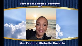 Live Viewing of Ms Fenicia Michelle Rosario [upl. by Eustis]