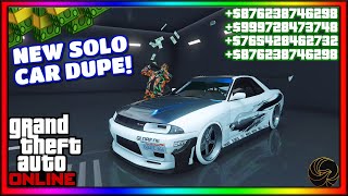 SOLO  NEW SUPER EASY GTA 5 ONLINE CAR DUPLICATION GLITCH  AFTER PATCH 167  PS5XBOXPC [upl. by Tnarg]