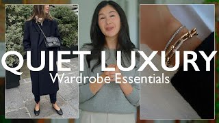 Top 6 QUIET LUXURY Wardrobe ESSENTIALS [upl. by Nnyleuqcaj]