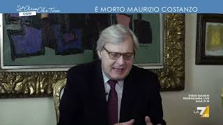 Morto Maurizio Costanzo il saluto di Vittorio Sgarbi quotHa scoperto molte persone sconosciutequot [upl. by Ettenyar]