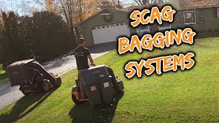 Scag Mowers Bagging Leaves [upl. by Imit841]