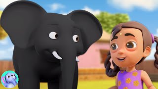 एक मोटा हाथी गाँव को चला Ek Mota Hathi  Best Hindi Rhymes by Nimboo Kids [upl. by Lorollas259]