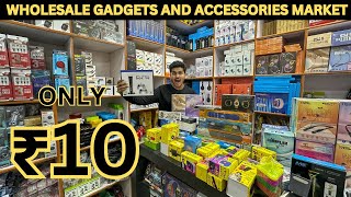 Wholesale Gadgets amp Mobile Accessories Market In Delhi Karol Bagh Prateek Kumar Electronics Market [upl. by Siuqcram]