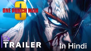 One Punch Man Season 3 official trailer in hindi By sairou7 fandubonepunchman opm3 onepunceman3 [upl. by Thurlough65]