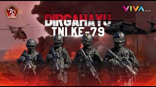 LIVE Perayaan HUT ke79 TNI 2024 di Monas [upl. by Nedroj814]