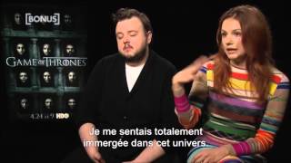 Hannah Murray amp John Bradley about fans theories in Season 6 VOSTFR [upl. by Weiss]